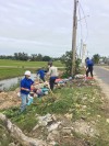 ĐOÀN THANH NIÊN XÃ MỸ THÀNH  RA QUÂN NGÀY THỨ BẢY TÌNH NGUYỆN