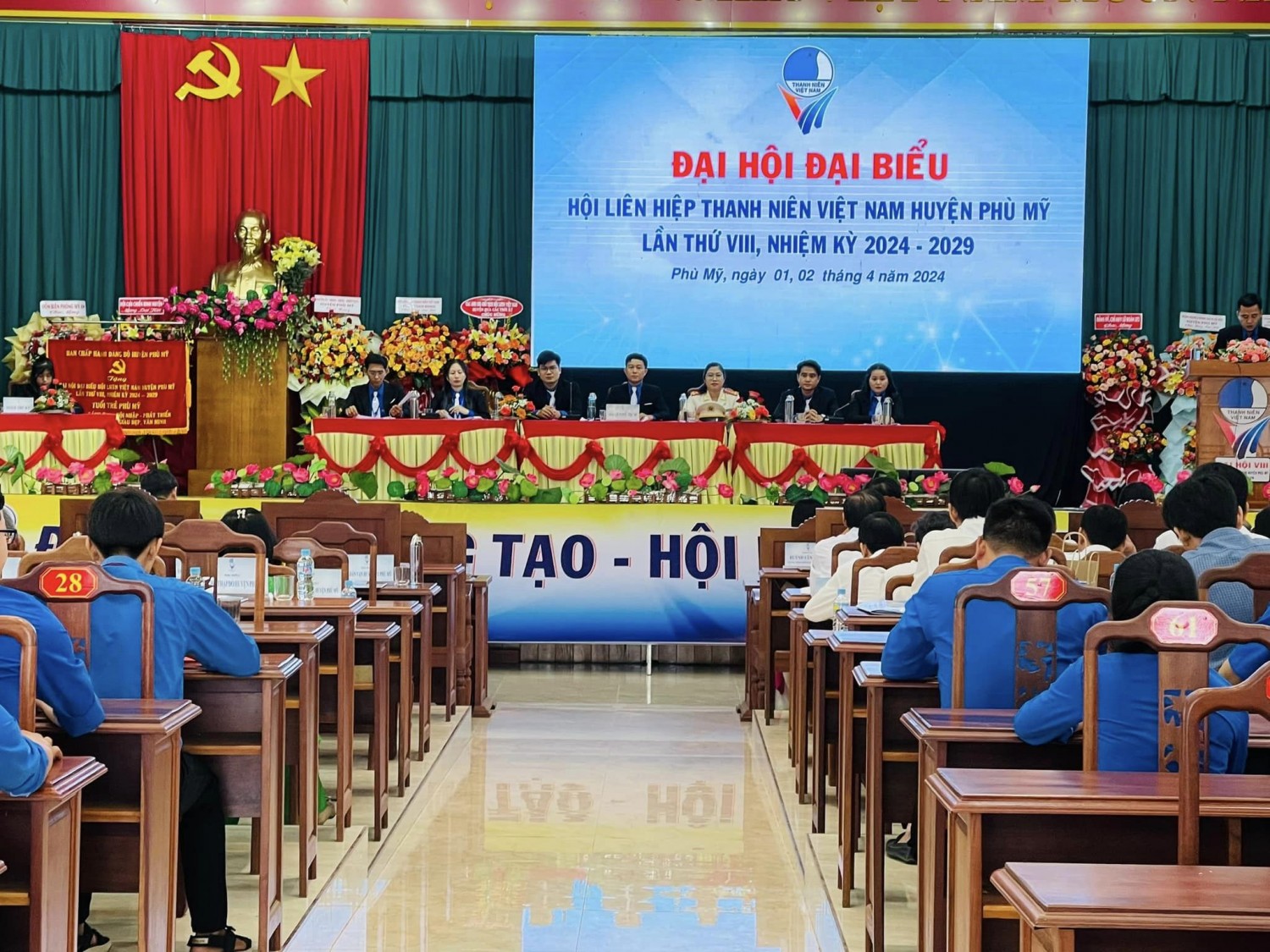 Phù Mỹ: Tổ chức Đại hội đại biểu Hội LHTN Việt Nam huyện Phù Mỹ nhiệm kỳ 2024 – 2029